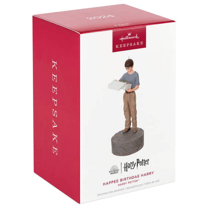 Hallmark : 2024 Keepsake Harry Potter™ Happee Birthdae Harry Ornament With Sound (134) - Hallmark : 2024 Keepsake Harry Potter™ Happee Birthdae Harry Ornament With Sound (134)