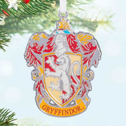 Hallmark : 2024 Keepsake Harry Potter™ Hogwarts™ House Crest Metal Ornaments, Set of 4 (146) - Hallmark : 2024 Keepsake Harry Potter™ Hogwarts™ House Crest Metal Ornaments, Set of 4 (146)