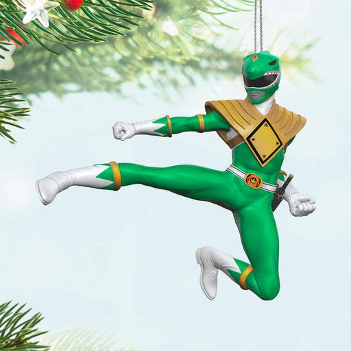 Hallmark : 2024 Keepsake Hasbro® Power Rangers® Green Ranger Ornament (129) - Hallmark : 2024 Keepsake Hasbro® Power Rangers® Green Ranger Ornament (129)