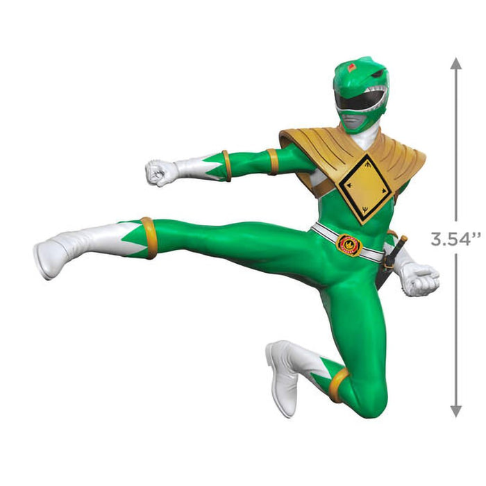 Hallmark : 2024 Keepsake Hasbro® Power Rangers® Green Ranger Ornament (129) - Hallmark : 2024 Keepsake Hasbro® Power Rangers® Green Ranger Ornament (129)