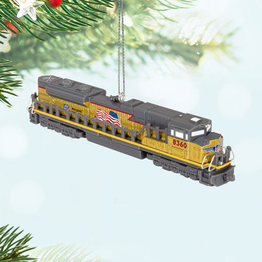 Hallmark : 2024 Keepsake Lionel® Trains Union Pacific Legacy - Metallic Gold Metal Ornament - Hallmark : 2024 Keepsake Lionel® Trains Union Pacific Legacy - Metallic Gold Metal Ornament