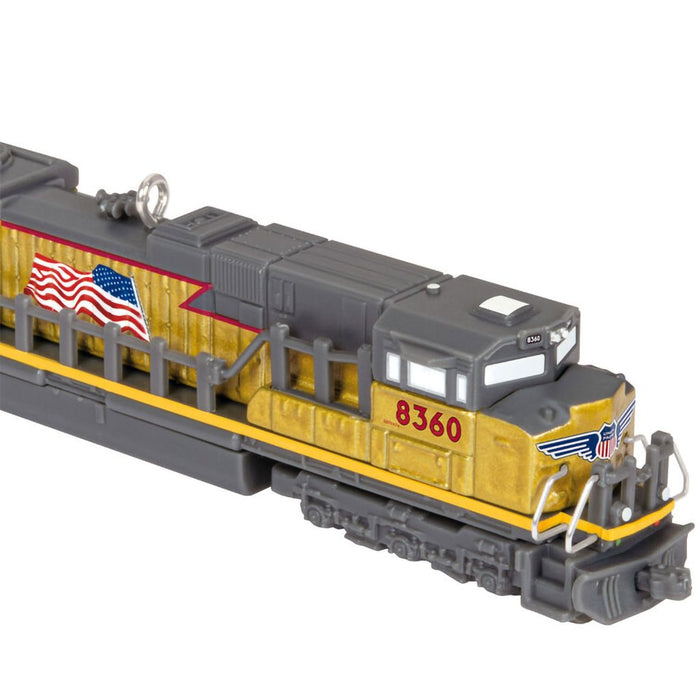 Hallmark : 2024 Keepsake Lionel® Trains Union Pacific Legacy - Metallic Gold Metal Ornament - Hallmark : 2024 Keepsake Lionel® Trains Union Pacific Legacy - Metallic Gold Metal Ornament