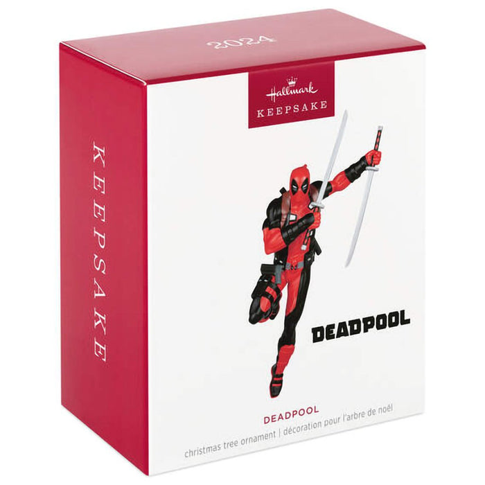 Hallmark : 2024 Keepsake Marvel Deadpool Ornament (90) - Hallmark : 2024 Keepsake Marvel Deadpool Ornament (90)