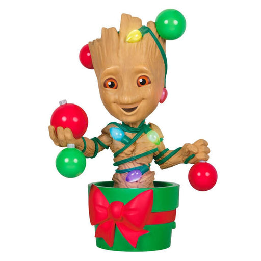 Hallmark : 2024 Keepsake Marvel Guardians of the Galaxy O Christmas Groot Ornament With Light (226) - Hallmark : 2024 Keepsake Marvel Guardians of the Galaxy O Christmas Groot Ornament With Light (226)