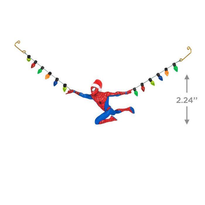 Hallmark : 2024 Keepsake Marvel Spider-Man Holidays in Full Swing Ornament (154) - Hallmark : 2024 Keepsake Marvel Spider-Man Holidays in Full Swing Ornament (154)