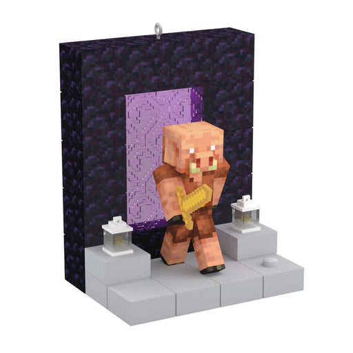 Hallmark : 2024 Keepsake Minecraft Nether Portal Ornament With Light (218) - Hallmark : 2024 Keepsake Minecraft Nether Portal Ornament With Light (218)