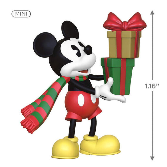 Hallmark : 2024 Keepsake Mini Disney Mickey Mouse Mickey's Special Delivery Ornament, 1.16" (416) - Hallmark : 2024 Keepsake Mini Disney Mickey Mouse Mickey's Special Delivery Ornament, 1.16" (416)