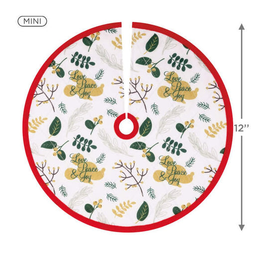 Hallmark : 2024 Keepsake Mini Disney Mickey Mouse Tree Skirt, 12" (197) - Hallmark : 2024 Keepsake Mini Disney Mickey Mouse Tree Skirt, 12" (197)