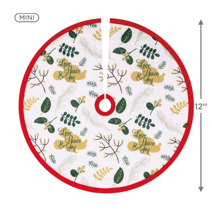 Hallmark : 2024 Keepsake Mini Disney Mickey Mouse Tree Skirt, 12" (197) - Hallmark : 2024 Keepsake Mini Disney Mickey Mouse Tree Skirt, 12" (197)