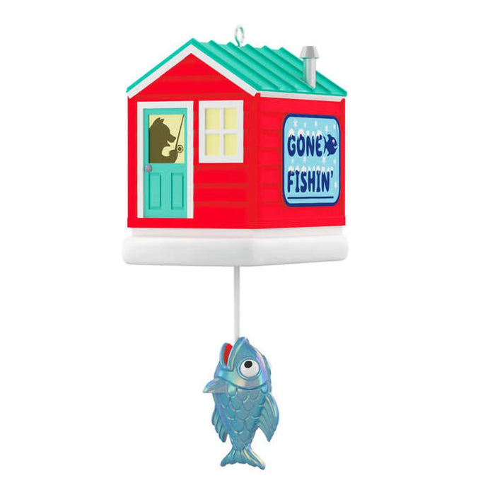 Hallmark : 2024 Keepsake Mini Fishing for Fun Ornament With Light, 1.39" (407) - Hallmark : 2024 Keepsake Mini Fishing for Fun Ornament With Light, 1.39" (407)