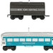 Hallmark : 2024 Keepsake Mini Lionel® 221 Steam Locomotive and Tender With 2431 Observation Car Ornaments, Set of 3 (412) - Hallmark : 2024 Keepsake Mini Lionel® 221 Steam Locomotive and Tender With 2431 Observation Car Ornaments, Set of 3 (412)