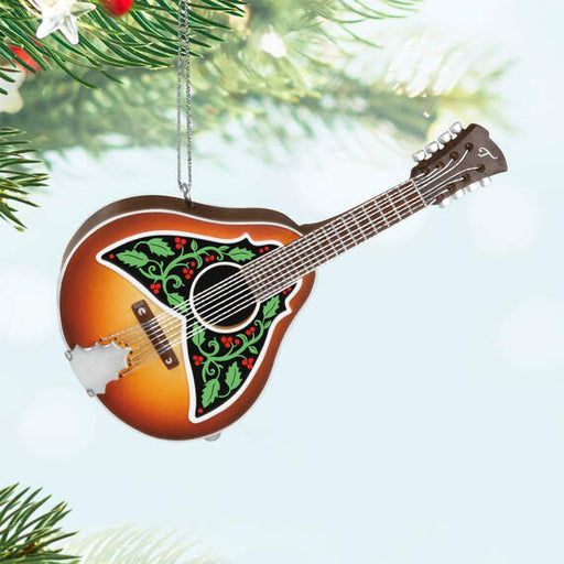 Hallmark : 2024 Keepsake Mini Merry Mandolin Musical Ornament, 1.31" (415) - Hallmark : 2024 Keepsake Mini Merry Mandolin Musical Ornament, 1.31" (415)
