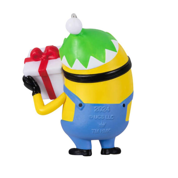 Hallmark : 2024 Keepsake Mini Minions Just a Little Shake Ornament, 1" (410) - Hallmark : 2024 Keepsake Mini Minions Just a Little Shake Ornament, 1" (410)