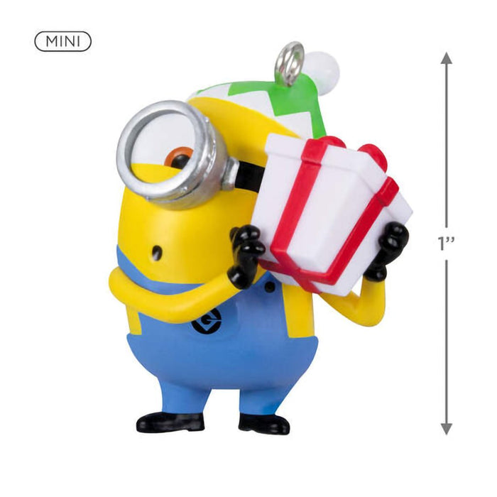 Hallmark : 2024 Keepsake Mini Minions Just a Little Shake Ornament, 1" (410) - Hallmark : 2024 Keepsake Mini Minions Just a Little Shake Ornament, 1" (410)