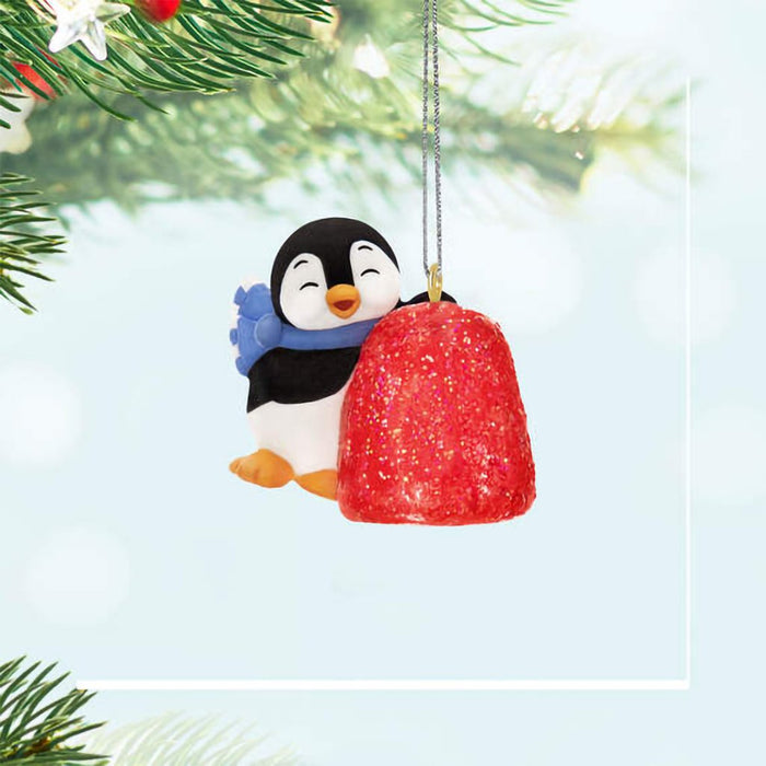 Hallmark : 2024 Keepsake Mini Petite Penguins A Gumdrop Greeting Ornament, 0.86" (394) - Hallmark : 2024 Keepsake Mini Petite Penguins A Gumdrop Greeting Ornament, 0.86" (394)