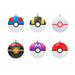 Hallmark : 2024 Keepsake Mini Pokémon Poké Balls Ornaments, Set of 6 (250) - Hallmark : 2024 Keepsake Mini Pokémon Poké Balls Ornaments, Set of 6 (250)