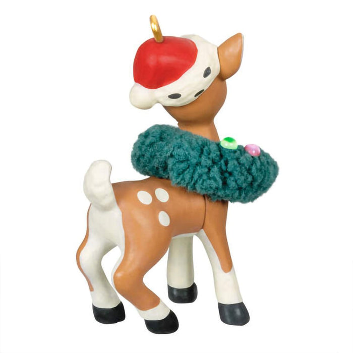 Hallmark : 2024 Keepsake Mini Retro Reindeer Ornament, 1.41" (423) - Hallmark : 2024 Keepsake Mini Retro Reindeer Ornament, 1.41" (423)