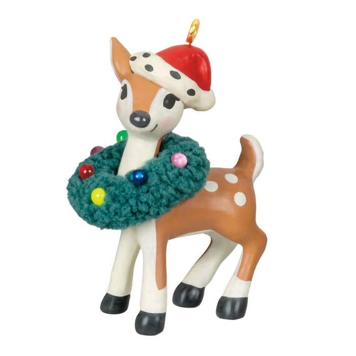 Hallmark : 2024 Keepsake Mini Retro Reindeer Ornament, 1.41" (423) - Hallmark : 2024 Keepsake Mini Retro Reindeer Ornament, 1.41" (423)