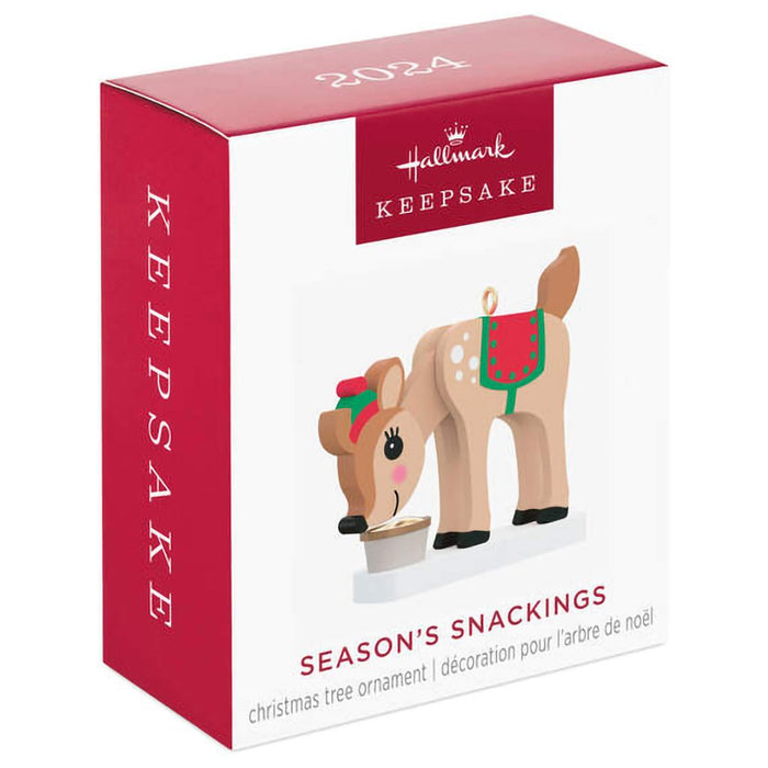 Hallmark : 2024 Keepsake Mini Season's Snackings Ornament, 1.33" (426) - Hallmark : 2024 Keepsake Mini Season's Snackings Ornament, 1.33" (426)