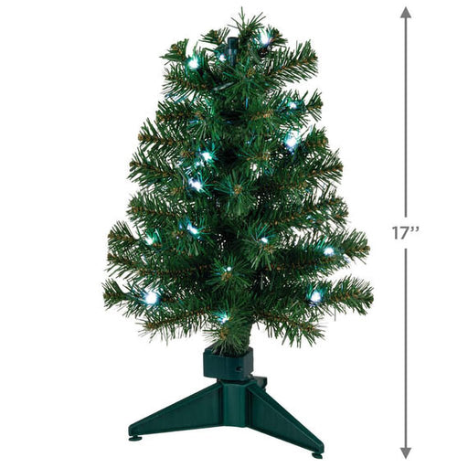 Hallmark : 2024 Keepsake Mini ShowToppers Evergreen Christmas Tree With Light, 17" (443) - Hallmark : 2024 Keepsake Mini ShowToppers Evergreen Christmas Tree With Light, 17" (443)