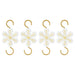 Hallmark : 2024 Keepsake Mini Snowflake Metal Ornament Hooks, Set of 4 (438) - Hallmark : 2024 Keepsake Mini Snowflake Metal Ornament Hooks, Set of 4 (438)