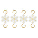 Hallmark : 2024 Keepsake Mini Snowflake Metal Ornament Hooks, Set of 4 (438) - Hallmark : 2024 Keepsake Mini Snowflake Metal Ornament Hooks, Set of 4 (438)