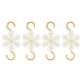 Hallmark : 2024 Keepsake Mini Snowflake Metal Ornament Hooks, Set of 4 (438) - Hallmark : 2024 Keepsake Mini Snowflake Metal Ornament Hooks, Set of 4 (438)