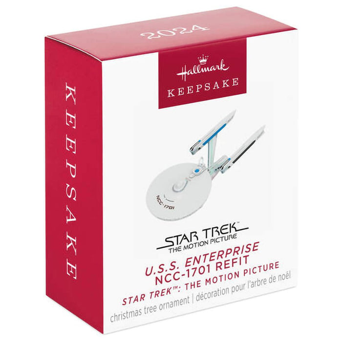 Hallmark : 2024 Keepsake Mini Star Trek™: The Motion Picture U.S.S. Enterprise NCC-1701 Refit Ornament, 0.4" (430) - Hallmark : 2024 Keepsake Mini Star Trek™: The Motion Picture U.S.S. Enterprise NCC-1701 Refit Ornament, 0.4" (430)