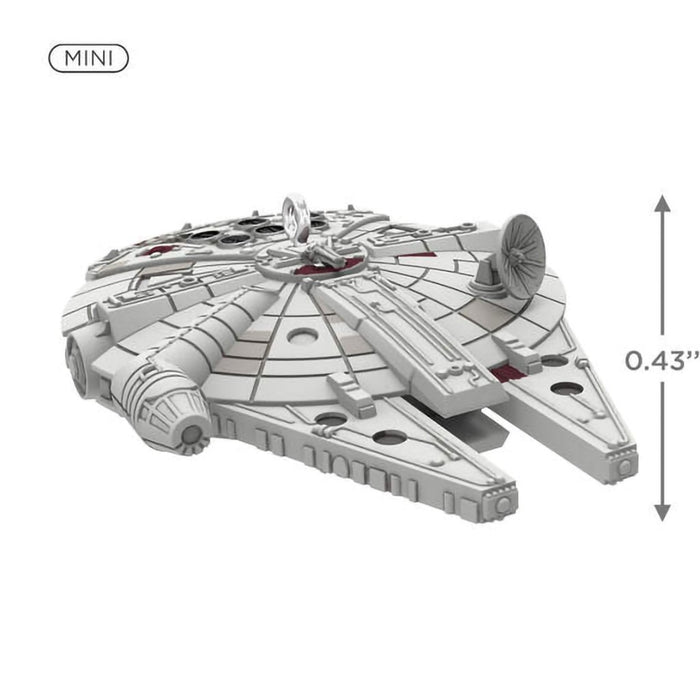 Hallmark : 2024 Keepsake Mini Star Wars™ Millennium Falcon™ Ornament, 0.43" (417) - Hallmark : 2024 Keepsake Mini Star Wars™ Millennium Falcon™ Ornament, 0.43" (417)