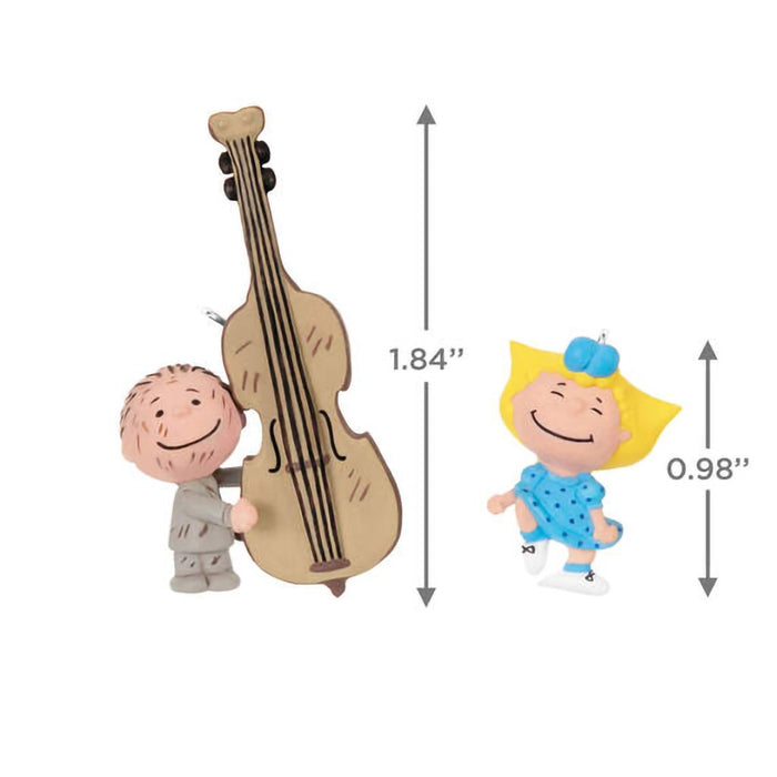 Hallmark : 2024 Keepsake Mini The Peanuts® Gang Sally and Pigpen Ornaments, Set of 2 (425) - Hallmark : 2024 Keepsake Mini The Peanuts® Gang Sally and Pigpen Ornaments, Set of 2 (425)