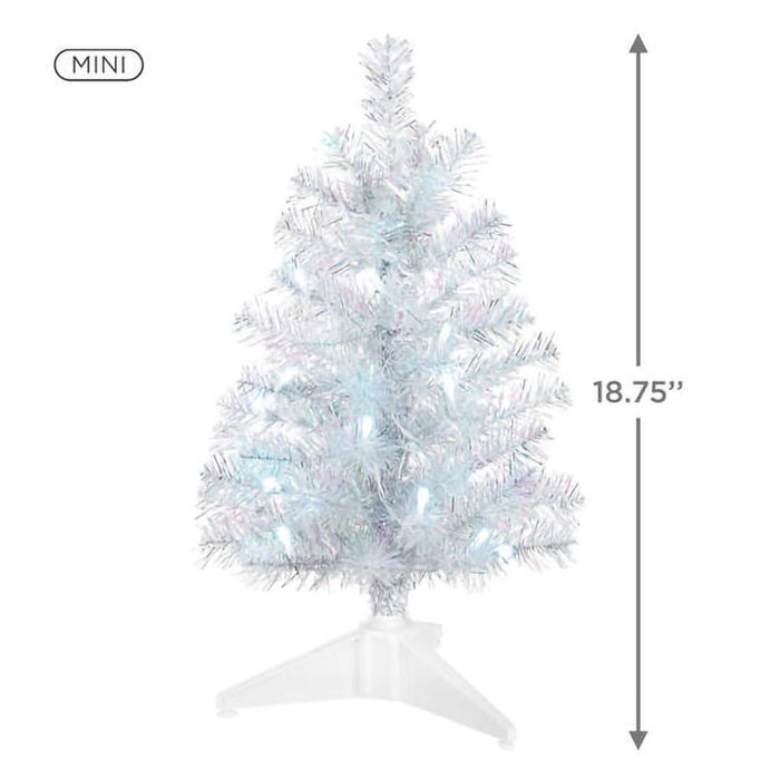 Hallmark : 2024 Keepsake Miniature Pastel Pink Pre-Lit Christmas Tree, 18.75" (443) - Hallmark : 2024 Keepsake Miniature Pastel Pink Pre-Lit Christmas Tree, 18.75" (443)