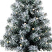 Hallmark : 2024 Keepsake Miniature Snowy Green Pre-Lit Christmas Tree, 18.75" (444) - Hallmark : 2024 Keepsake Miniature Snowy Green Pre-Lit Christmas Tree, 18.75" (444)