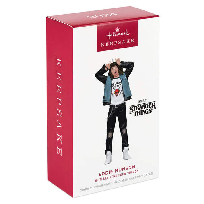 Hallmark : 2024 Keepsake Netflix Stranger Things Eddie Munson Ornament (103) - Hallmark : 2024 Keepsake Netflix Stranger Things Eddie Munson Ornament (103)