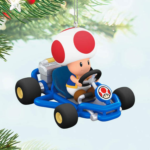 Hallmark : 2024 Keepsake Nintendo Mario Kart™ Toad Ornament (351) - Hallmark : 2024 Keepsake Nintendo Mario Kart™ Toad Ornament (351)