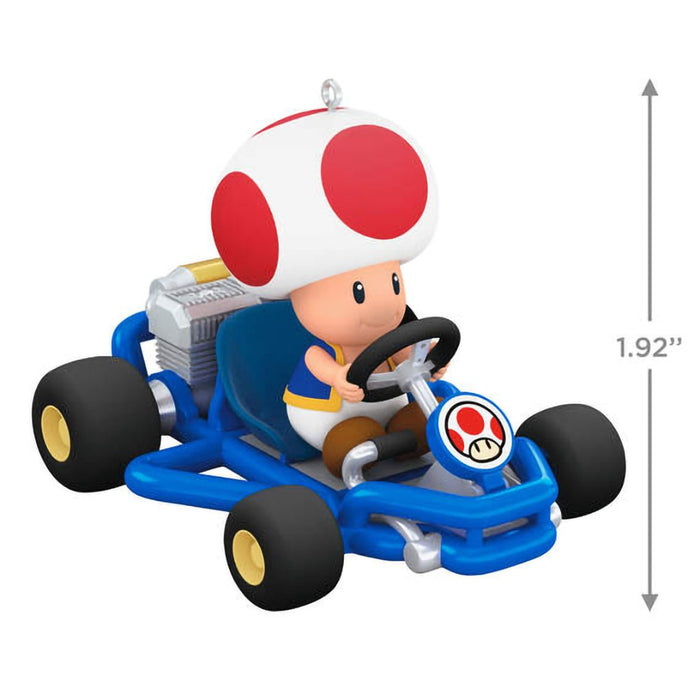 Hallmark : 2024 Keepsake Nintendo Mario Kart™ Toad Ornament (351) - Hallmark : 2024 Keepsake Nintendo Mario Kart™ Toad Ornament (351)