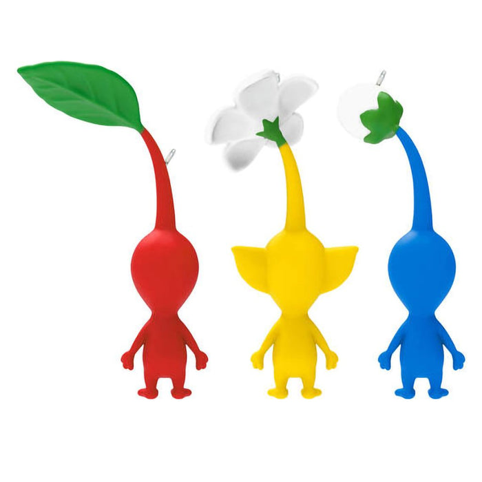 Hallmark : 2024 Keepsake Nintendo Pikmin™ Red, Yellow, and Blue Pikmin Ornaments, Set of 3 (264) - Hallmark : 2024 Keepsake Nintendo Pikmin™ Red, Yellow, and Blue Pikmin Ornaments, Set of 3 (264)