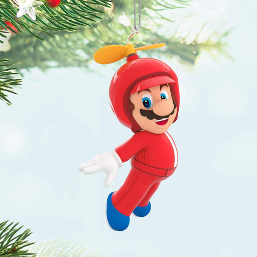 Hallmark : 2024 Keepsake Nintendo Super Mario™ Powered Up With Mario Propeller Mario Ornament (256) - Hallmark : 2024 Keepsake Nintendo Super Mario™ Powered Up With Mario Propeller Mario Ornament (256)