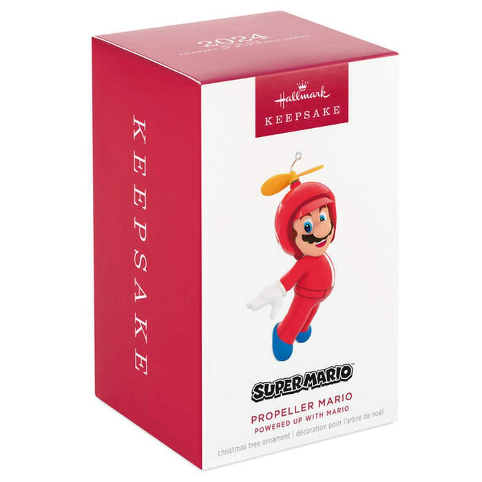 Hallmark : 2024 Keepsake Nintendo Super Mario™ Powered Up With Mario Propeller Mario Ornament (256) - Hallmark : 2024 Keepsake Nintendo Super Mario™ Powered Up With Mario Propeller Mario Ornament (256)