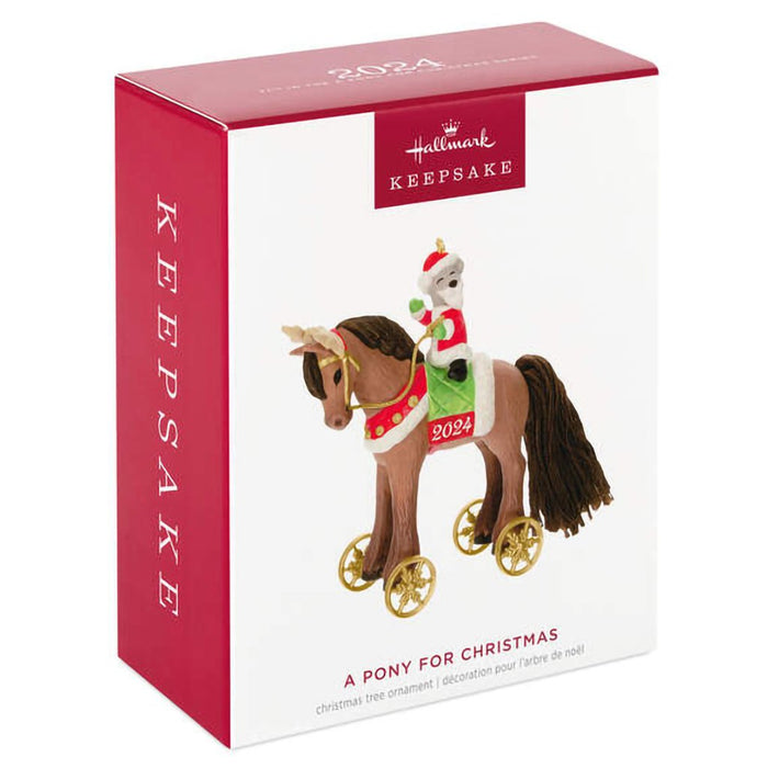 Hallmark : 2024 Keepsake Ornament A Pony for Christmas (8) - Hallmark : 2024 Keepsake Ornament A Pony for Christmas (8)