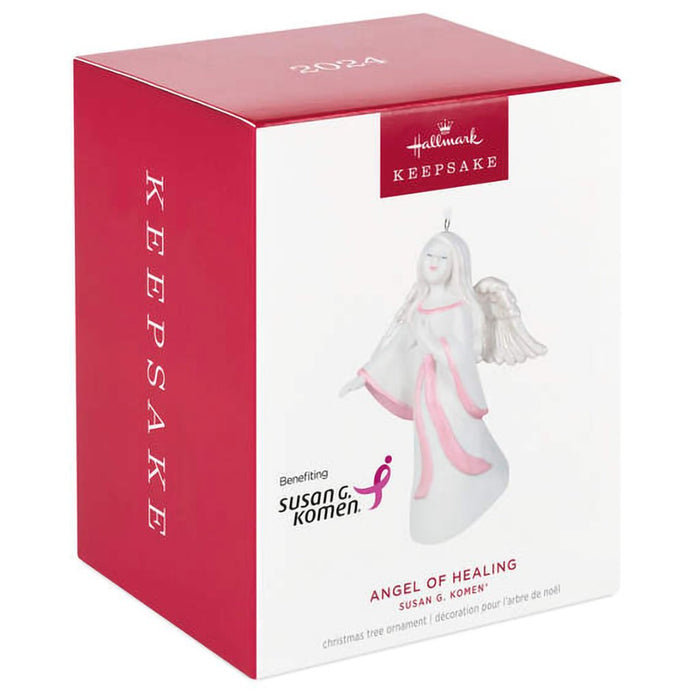 Hallmark : 2024 Keepsake Ornament Angel of Healing Porcelain Ornament Benefiting Susan G. Komen® (27) - Hallmark : 2024 Keepsake Ornament Angel of Healing Porcelain Ornament Benefiting Susan G. Komen® (27)