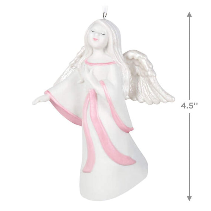 Hallmark : 2024 Keepsake Ornament Angel of Healing Porcelain Ornament Benefiting Susan G. Komen® (27) - Hallmark : 2024 Keepsake Ornament Angel of Healing Porcelain Ornament Benefiting Susan G. Komen® (27)