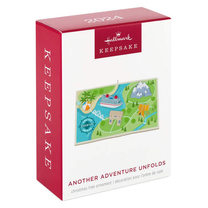 Hallmark : 2024 Keepsake Ornament Another Adventure Unfolds (24) - Hallmark : 2024 Keepsake Ornament Another Adventure Unfolds (24)