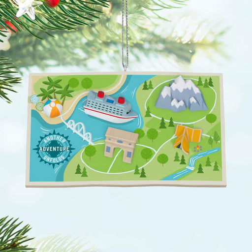 Hallmark : 2024 Keepsake Ornament Another Adventure Unfolds (24) - Hallmark : 2024 Keepsake Ornament Another Adventure Unfolds (24)