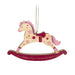 Hallmark : 2024 Keepsake Ornament Baby Girl's First Christmas Rocking Horse 2024 Wood Ornament (27) - Hallmark : 2024 Keepsake Ornament Baby Girl's First Christmas Rocking Horse 2024 Wood Ornament (27)