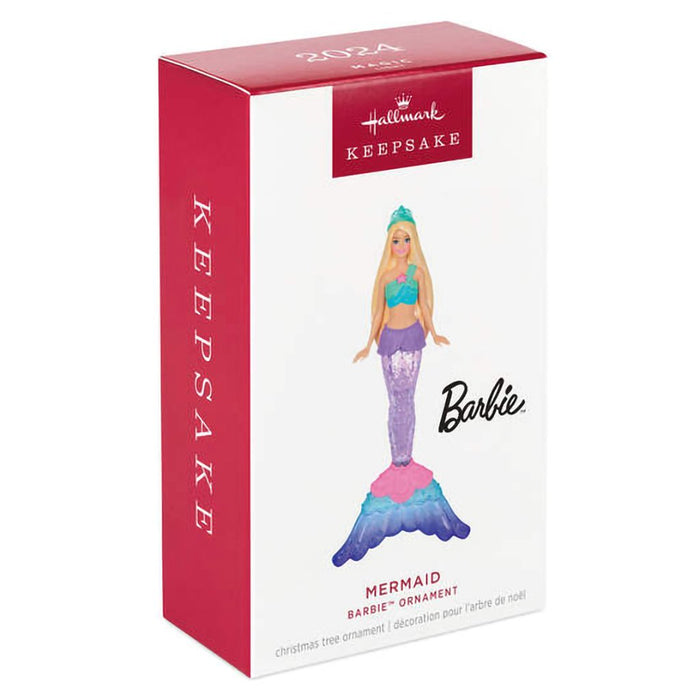 Hallmark : 2024 Keepsake Ornament Barbie™ Mermaid With Light (193) - Hallmark : 2024 Keepsake Ornament Barbie™ Mermaid With Light (193)