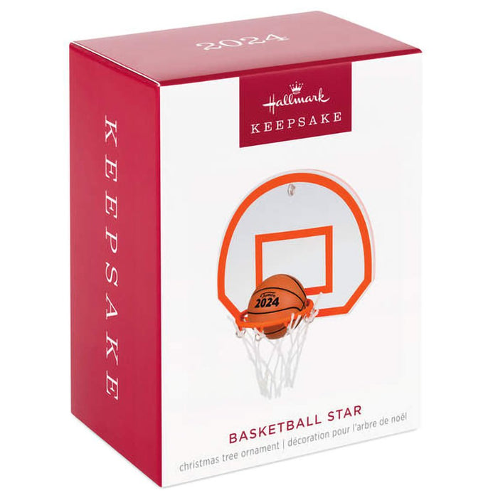 Hallmark : 2024 Keepsake Ornament Basketball Star - Hallmark : 2024 Keepsake Ornament Basketball Star