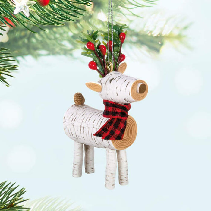 Hallmark : 2024 Keepsake Ornament Birch Reindeer (42) - Hallmark : 2024 Keepsake Ornament Birch Reindeer (42)