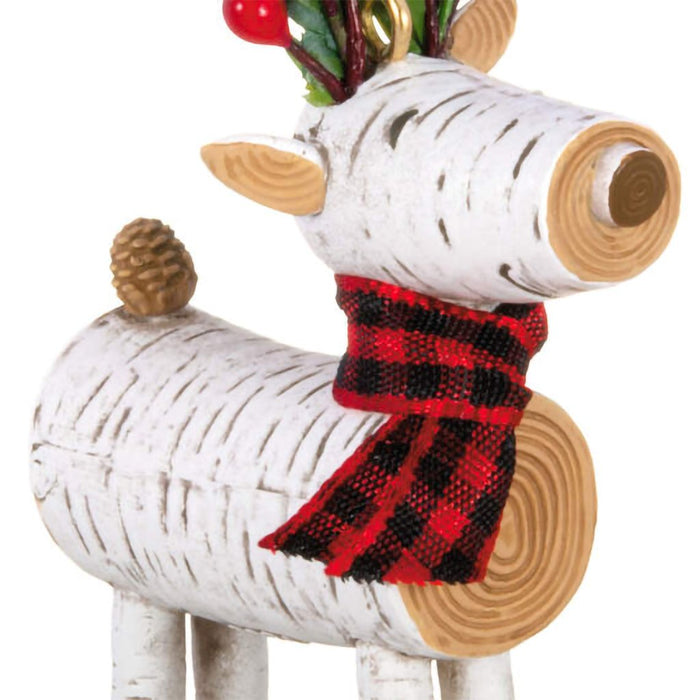 Hallmark : 2024 Keepsake Ornament Birch Reindeer (42) - Hallmark : 2024 Keepsake Ornament Birch Reindeer (42)