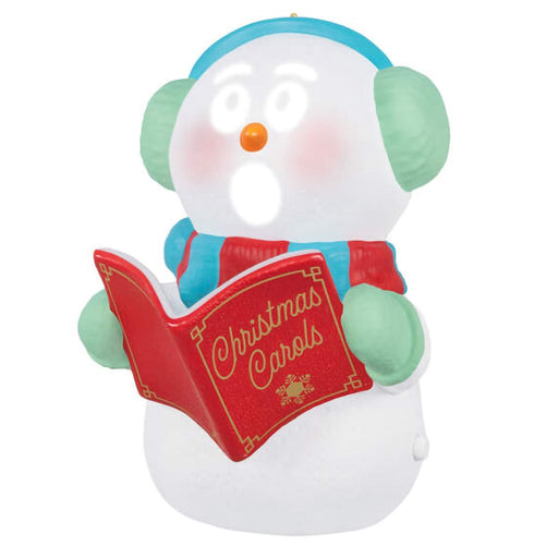 Hallmark : 2024 Keepsake Ornament Caroling Snowman Musical Ornament With Light (54) - Hallmark : 2024 Keepsake Ornament Caroling Snowman Musical Ornament With Light (54)
