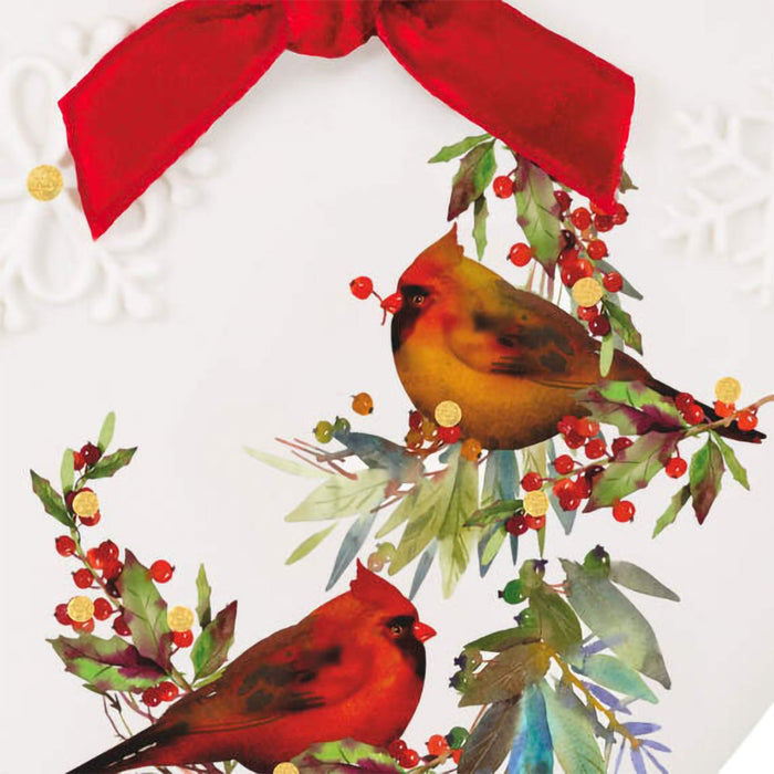 Hallmark : 2024 Keepsake Ornament Christmas Cardinals Porcelain (60) - Hallmark : 2024 Keepsake Ornament Christmas Cardinals Porcelain (60)